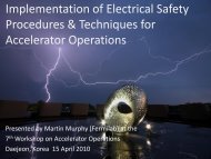 Implementation of Electrical Safety Procedures & Techniques for ...