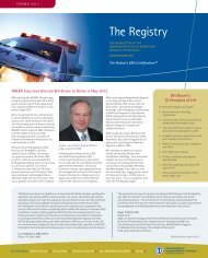 The Registry - National Registry of Emergency Medical Technicians