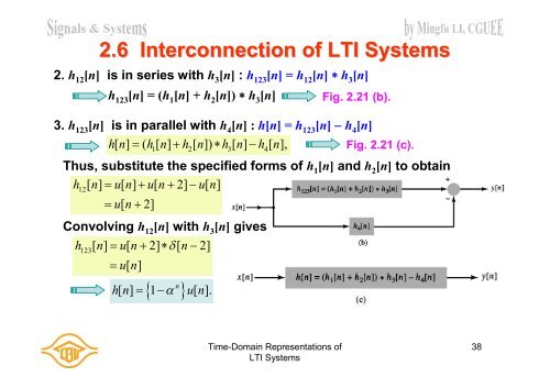 2. Time-Domain Representations of LTI Systems