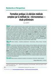 PDF (55.63 KB) - Pédagogie médicale