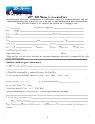 2007 - 2008 Winter Registration Form - Adaptive Sports Center