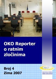 OKO Reporter o ratnim zloÄinima - Odsjek KriviÄne Odbrane