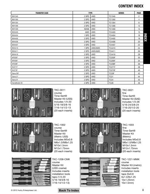 Transfer Case Parts - A & Reds