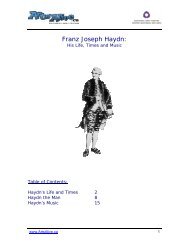 Franz Joseph Haydn: - ArtsAlive.ca