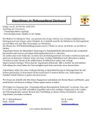 SOP Rettungsdienst Dortmund Version 1.0 gÃ¼ltig ... - Notarzt-dortmund