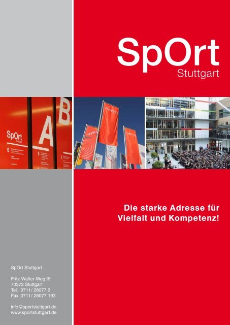 Die starke Adresse für Vielfalt und Kompetenz! - SpOrt Stuttgart