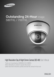 12X SPEED DOME CAMERA SCP-2120 User Guide - Samsung CCTV