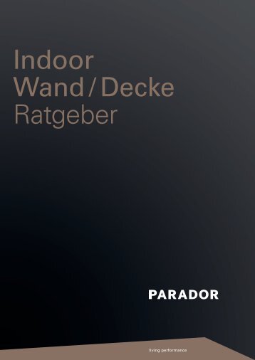 Indoor Wand / Decke Ratgeber - Sperrholz-Beck GmbH
