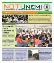 NOTIUNEMI 25.indd - Universidad Estatal de Milagro