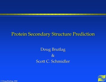 Bioinformatics Slides - CMGM Stanford - Stanford University