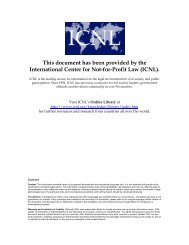 This document has been provided by the International Center for Not ...