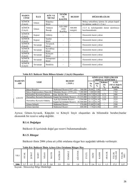 06 - çevresel etki değerlendirme planlama genel müdürlüğü