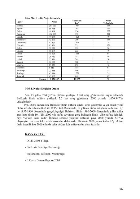 06 - çevresel etki değerlendirme planlama genel müdürlüğü