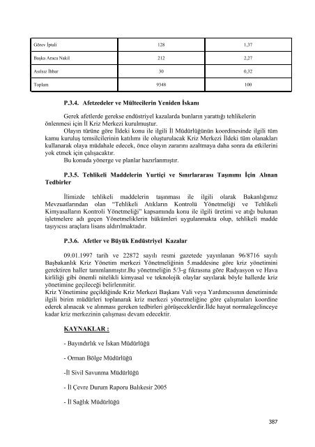 06 - çevresel etki değerlendirme planlama genel müdürlüğü