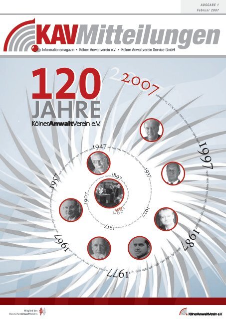 Mitgliederversammlung am 14. März 2007 - Kölner Anwaltverein ...