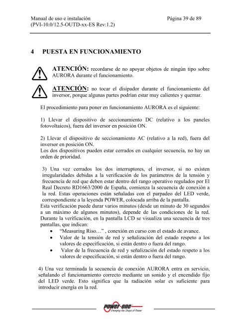 GuÃ­a de instalaciÃ³n - German Solar