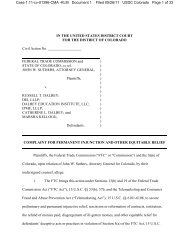 Dalbey complaint.pdf - Colorado Attorney General