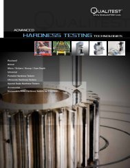 Hardness Testing Technologies - QUALITEST â WorldofTest.com
