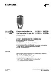 Elektrohydraulische Stellantriebe für Ventile SKB32... SKC32 ...