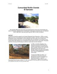 The Story of Comunidad Rutilio Grande - Partners with El Salvador