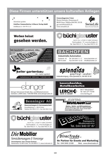 Uster Report Nr. 4/2007 (PDF 3,7 - Stadtfest Uster 2011