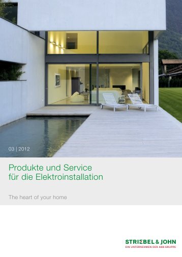 Produkte und Service für die Elektroinstallation - Striebel & John