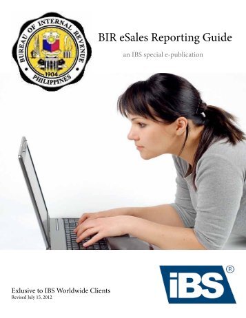 IBS Worldwide I Guidelines for BIR online eSales reporting