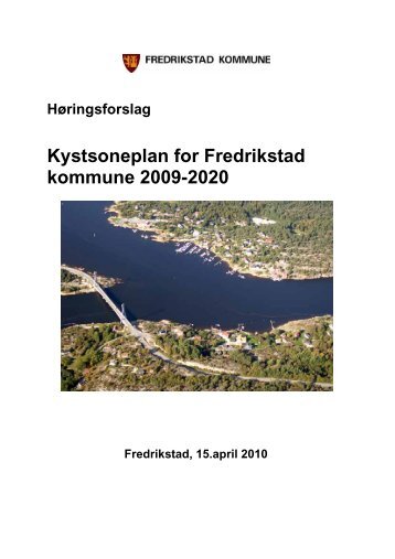 Kystsoneplan for Fredrikstad kommune 2009-2020