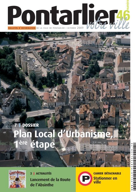 Plan Local d'Urbanisme, 1Ã¨re Ã©tape - Ville de Pontarlier