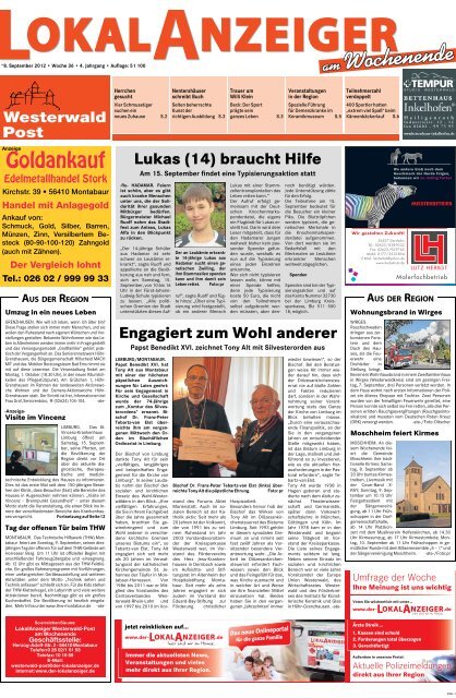 Kw 36 08 09 2012 Der Lokalanzeiger