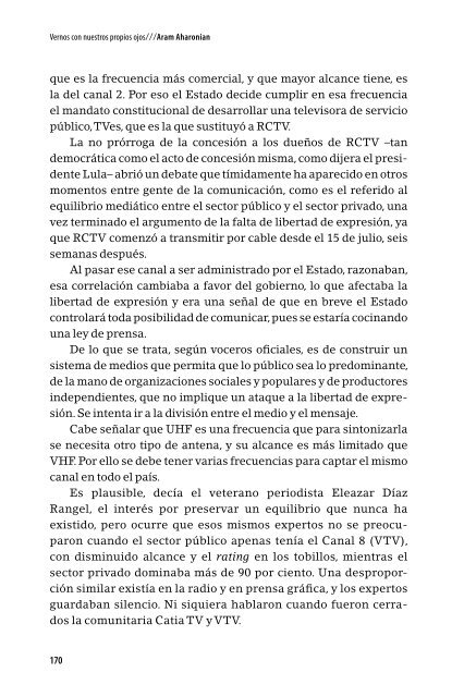 Vernos con nuestros propios ojos - Editorial 'El perro y la rana'