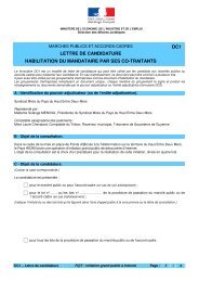 lettre de candidature habilitation du mandataire par ses co-traitants ...