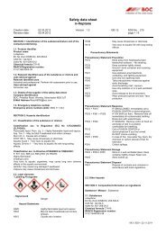 Safety data sheet Oxygen, compressed. - BOConline UK