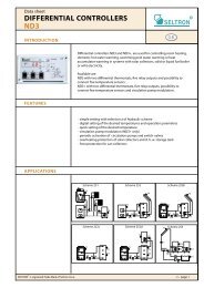 DIFFERENTIAL CONTROLLERS ND3 - Seltron controllers