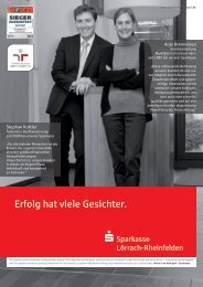 Erfolg hat viele Gesichter [PDF] - Sparkasse LÃ¶rrach-Rheinfelden