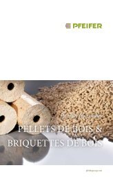 pELLEts DE bOis & briqUEttEs DE bOis - Pfeifer