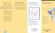 Lung Cancer Brochure - The University Of Kansas Hospital