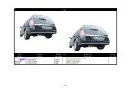 Opel article nÂ° vehicle engine type kind of part excl. VAT 0475810 ...