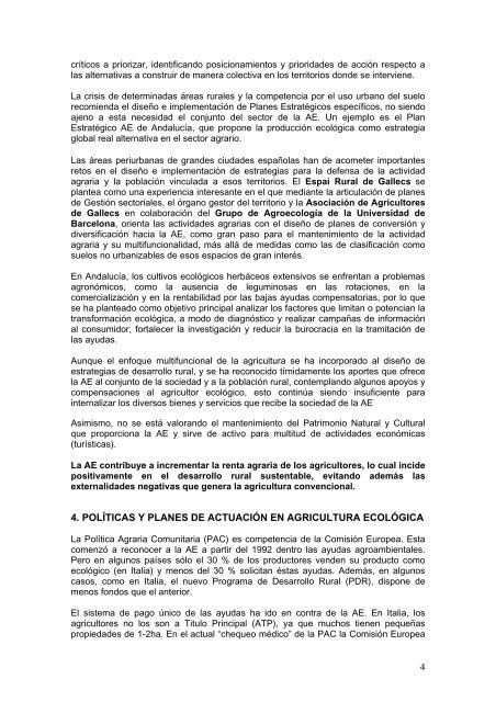 Conclusiones definitivas. - Sociedad EspaÃ±ola de Agricultura ...