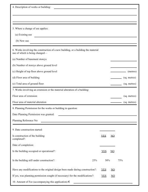 Regularisation Application Form Regularisation Certificate Application Form (PDF-106 kb)