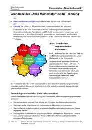 Konzept des Atlas Mathematik (pdf, 2 Seiten) - Peter Geering