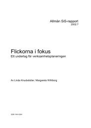 2002:7 Flickorna i fokus - Statens Institutionsstyrelse