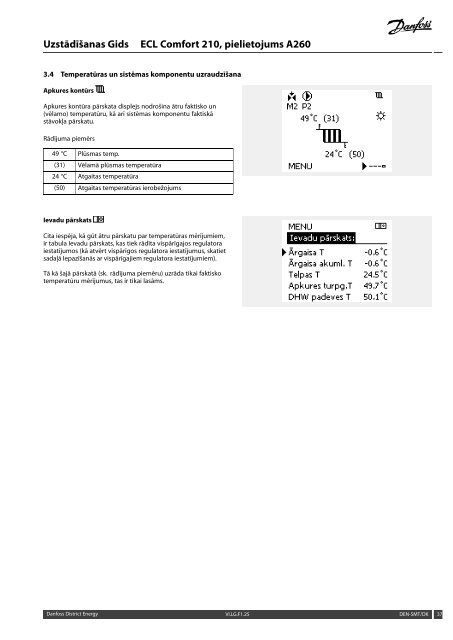 ECL Comfort 210, A260 Installation Guide - Danfoss apkures portÄls