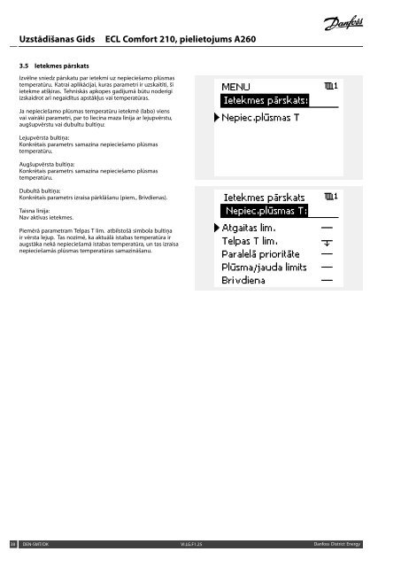 ECL Comfort 210, A260 Installation Guide - Danfoss apkures portÄls