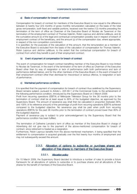to download the 2012 registration document. - Groupe M6