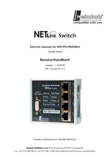 NETLink Swtich Handbuch - TP Automation e.K.