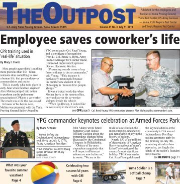 Employee saves coworker's life - Yuma Proving Ground! - U.S. Army