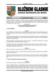 SluÅ¾beni glasnik Grada Biograda na Moru - broj 1/12 - Grad Biograd ...