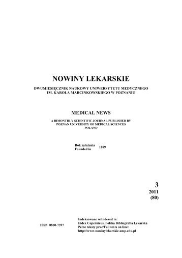 NOWINY LEKARSKIE 3 - Nowiny Lekarskie - UMP