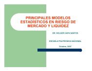 principales modelos estadÃ­sticos en riesgo de mercado y liquidez - Icm